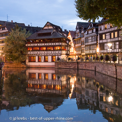 Le célèbre quartier de la Petite France à Strasbourg
